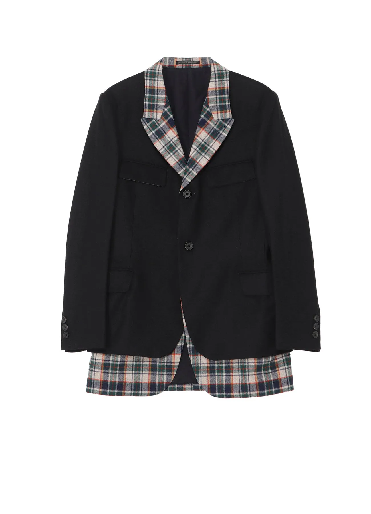 Yohji Yamamoto × PENDLETON DOCKING SHORT JACKET A sold by Yohji Yamamoto