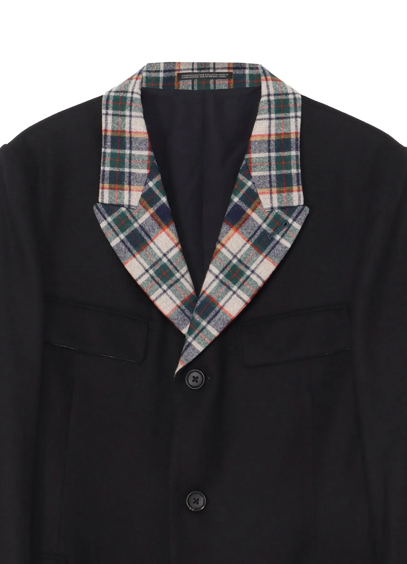 Yohji Yamamoto × PENDLETON DOCKING SHORT JACKET A sold by Yohji Yamamoto product image thumbnail 5