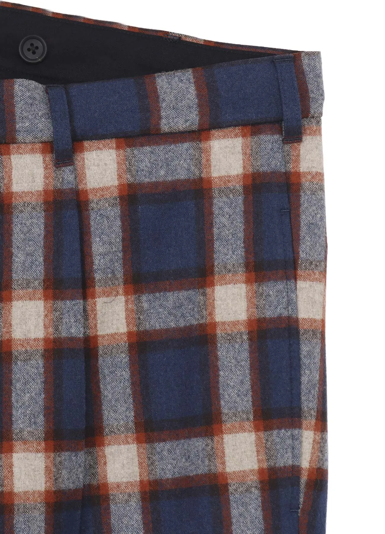 Yohji Yamamoto × PENDLETON PLAID PANTS B sold by Yohji Yamamoto product image thumbnail 4