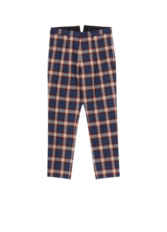 Yohji Yamamoto × PENDLETON PLAID PANTS B sold by Yohji Yamamoto
