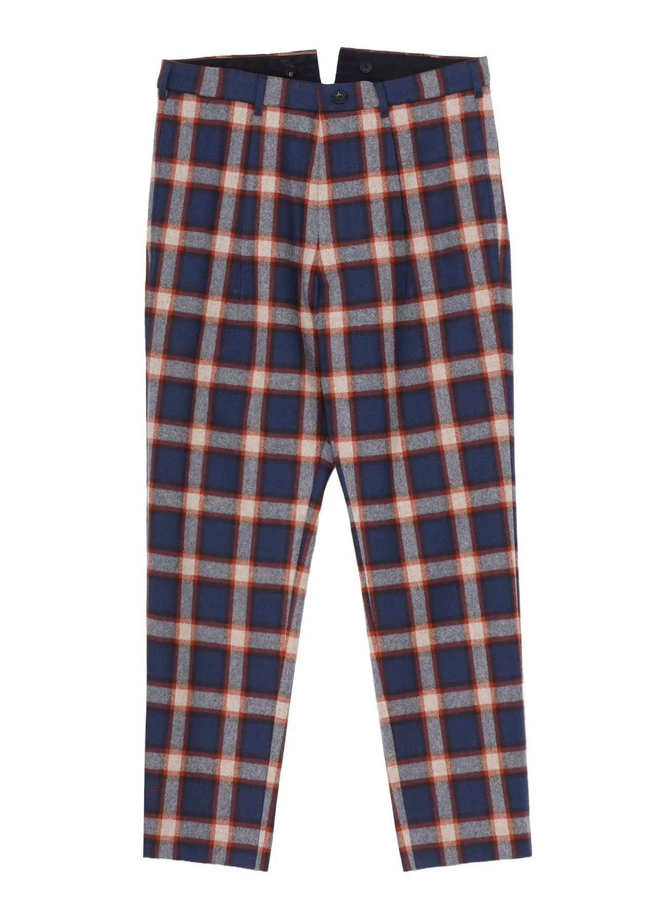 Yohji Yamamoto × PENDLETON PLAID PANTS B sold by Yohji Yamamoto product image thumbnail 2