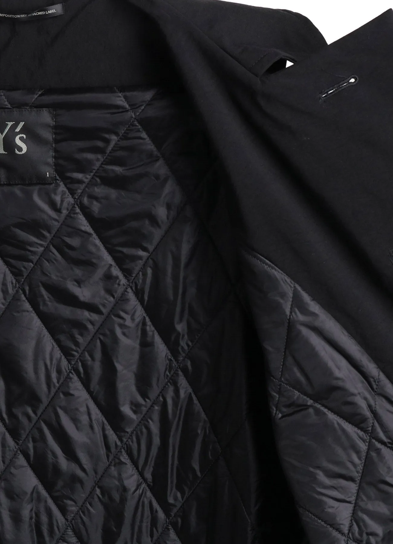 NY/ VINTAGE OXFORD SHORT COAT sold by Yohji Yamamoto product image thumbnail 5