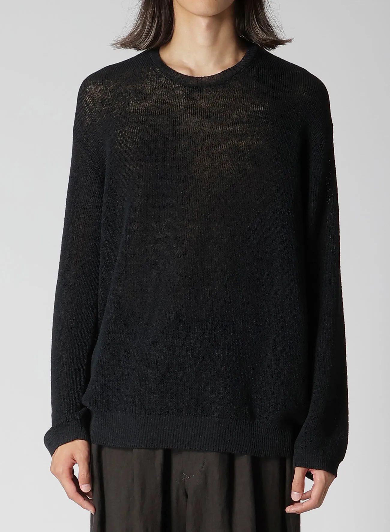 Y's for men BIG LOGO ROUND NECK PULLOVER sold by Yohji Yamamoto product image thumbnail 4
