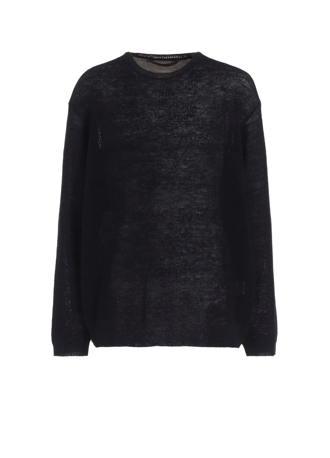 Y's for men BIG LOGO ROUND NECK PULLOVER sold by Yohji Yamamoto