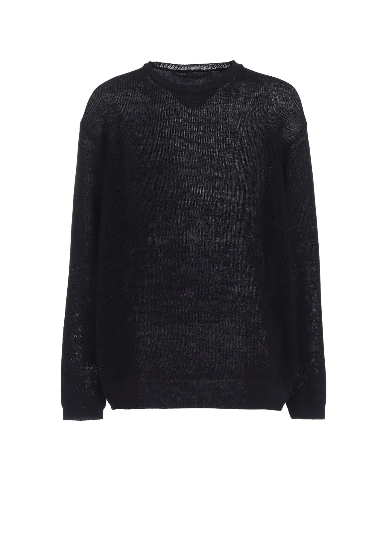 Y's for men BIG LOGO ROUND NECK PULLOVER sold by Yohji Yamamoto