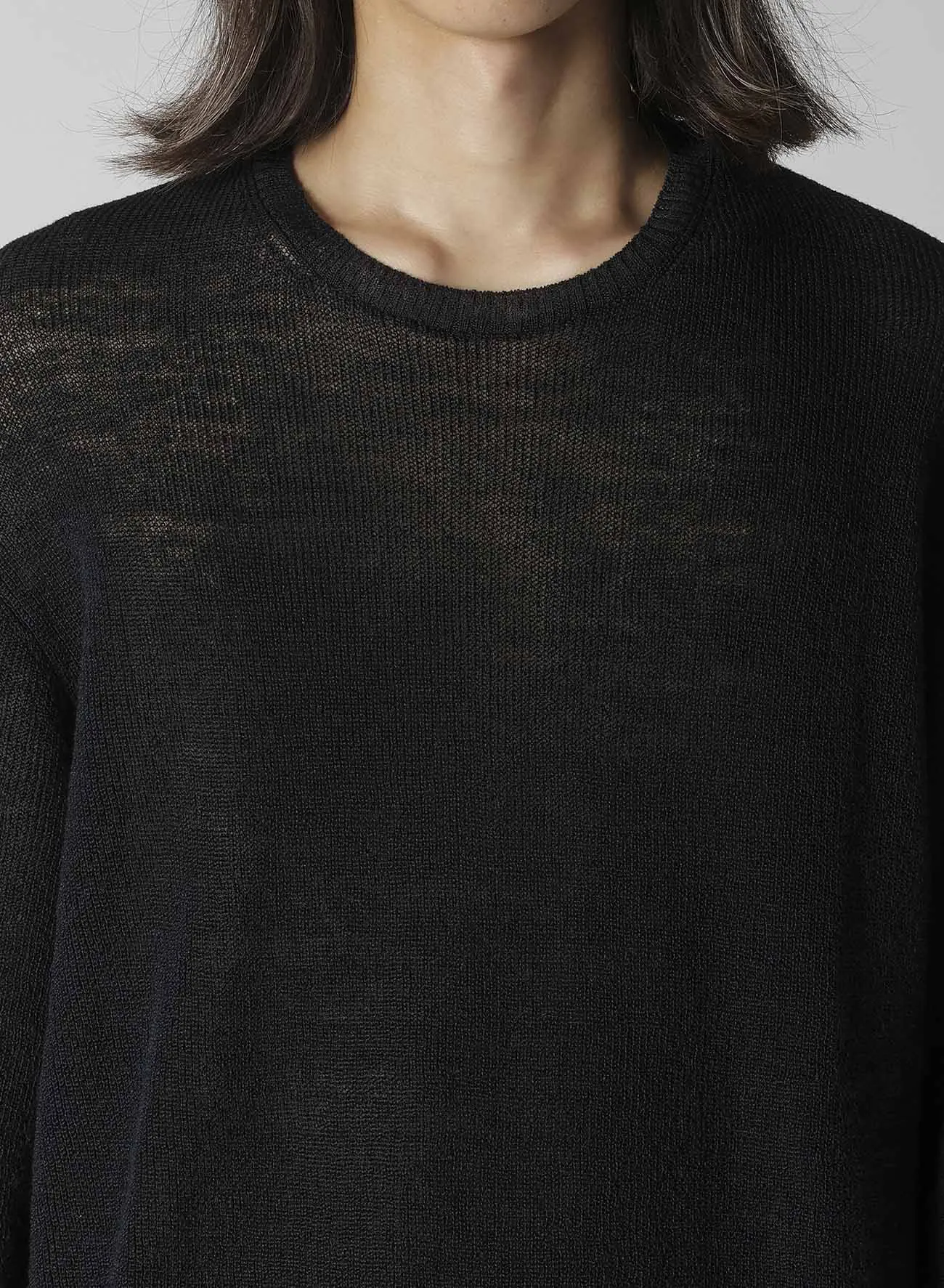 Y's for men BIG LOGO ROUND NECK PULLOVER sold by Yohji Yamamoto product image thumbnail 5