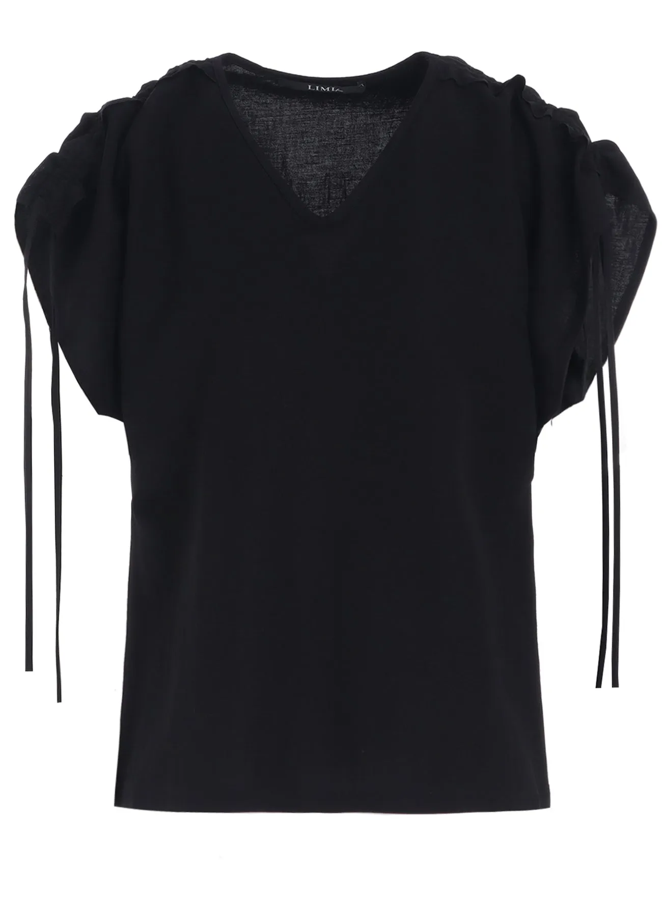 NATURAL SMOOTH SHOULDER GATHER TEE sold by Yohji Yamamoto product image thumbnail 2