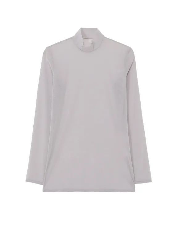 PE TULLE  HIGH NECK PULLOVER sold by Yohji Yamamoto