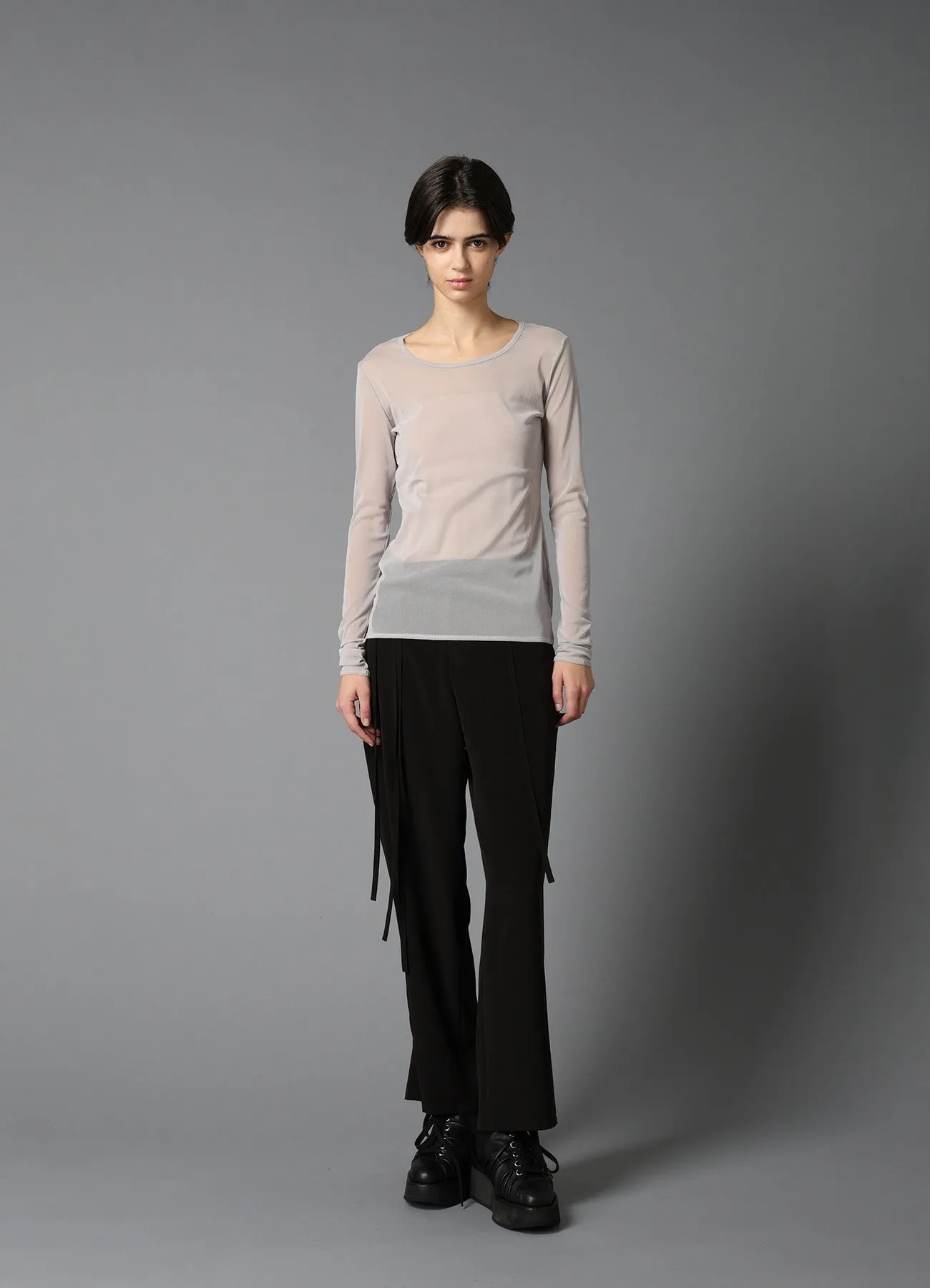 PE TULLE LONG T-SHIRT sold by Yohji Yamamoto product image thumbnail 4