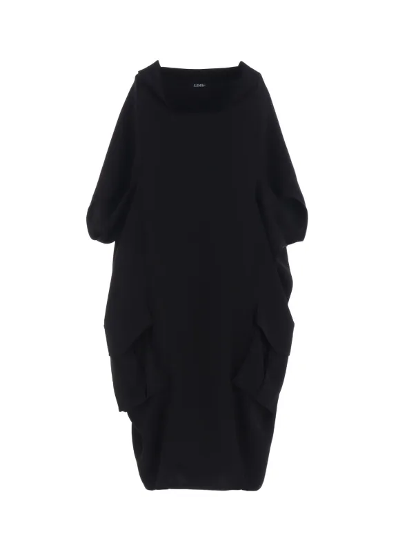 DOUBLE SATIN COCOON DRESS sold by Yohji Yamamoto