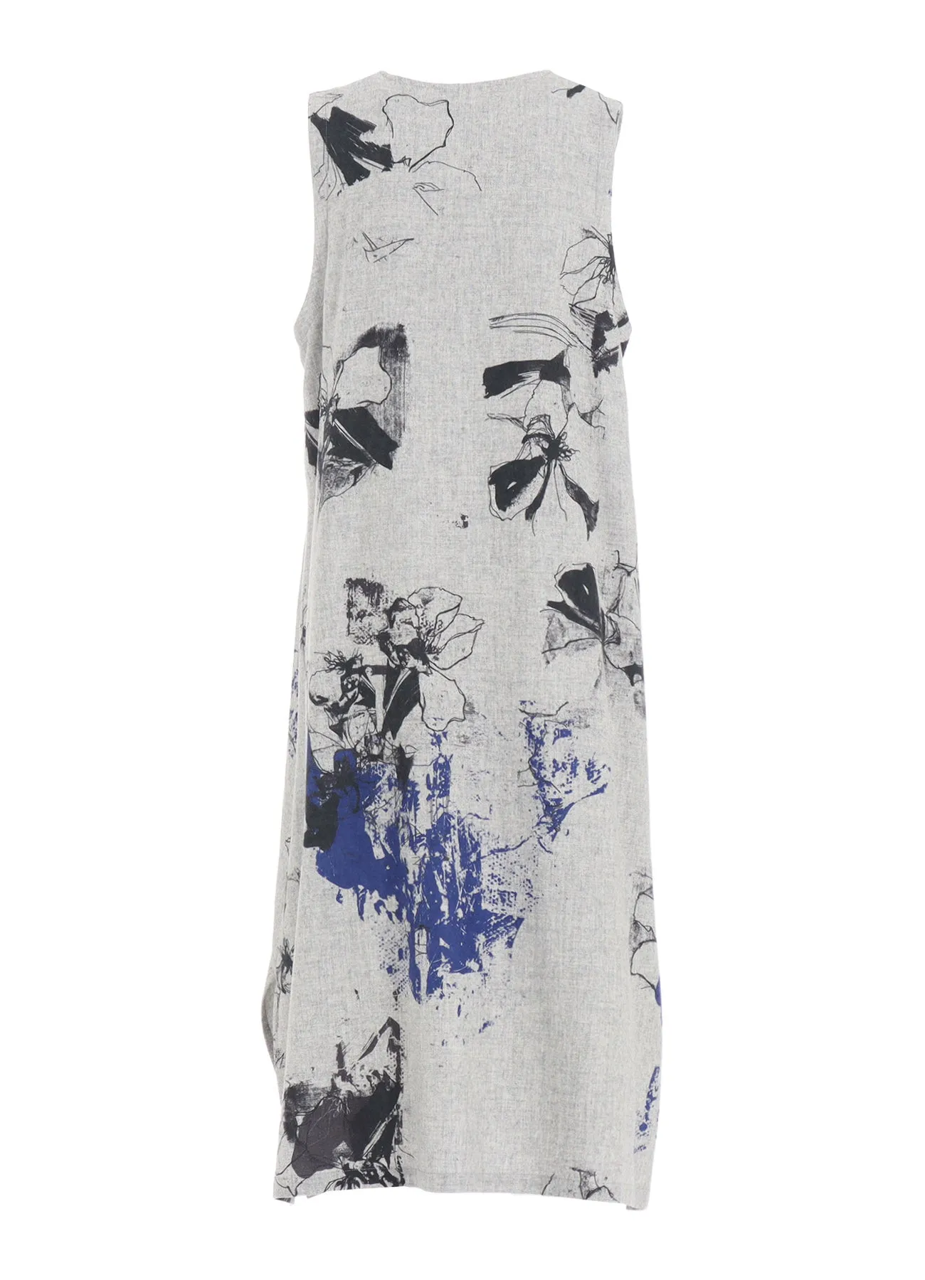 WOOL FLOWER PRINT DRESS sold by Yohji Yamamoto product image thumbnail 4