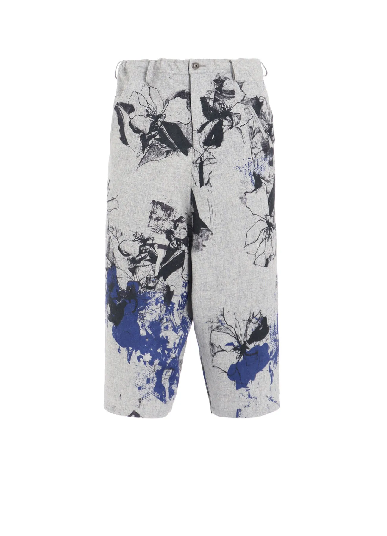 WOOL FLOWER PRINT PANTS sold by Yohji Yamamoto