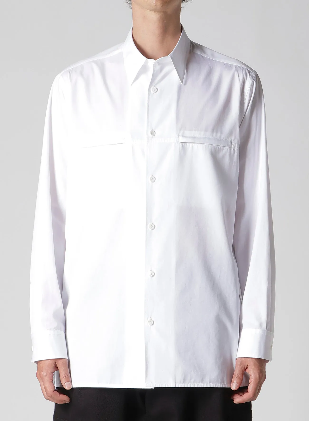 100/2 BROAD DOUBLE CHEST ZIP POCKET sold by Yohji Yamamoto product image thumbnail 4