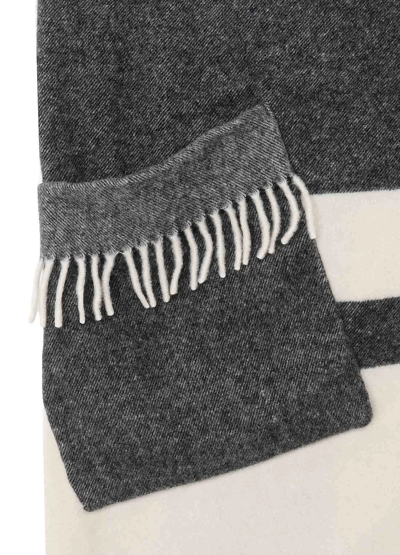 FULLING WOOL PLAID SHAWL sold by Yohji Yamamoto product image thumbnail 5