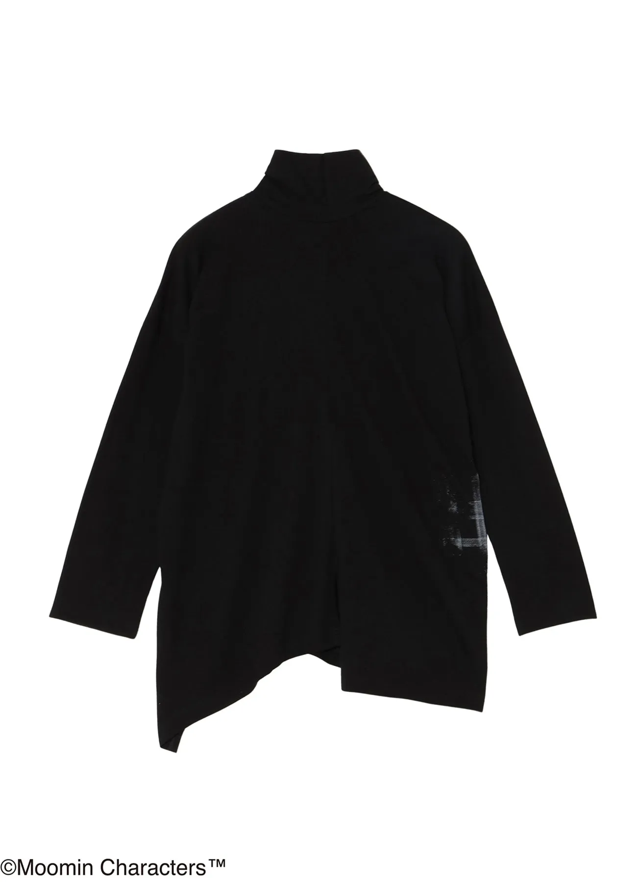 MOOMIN × a part of me. | Y’s SHADOW "LITTLE MY" PRINT TEE sold by Yohji Yamamoto product image thumbnail 4