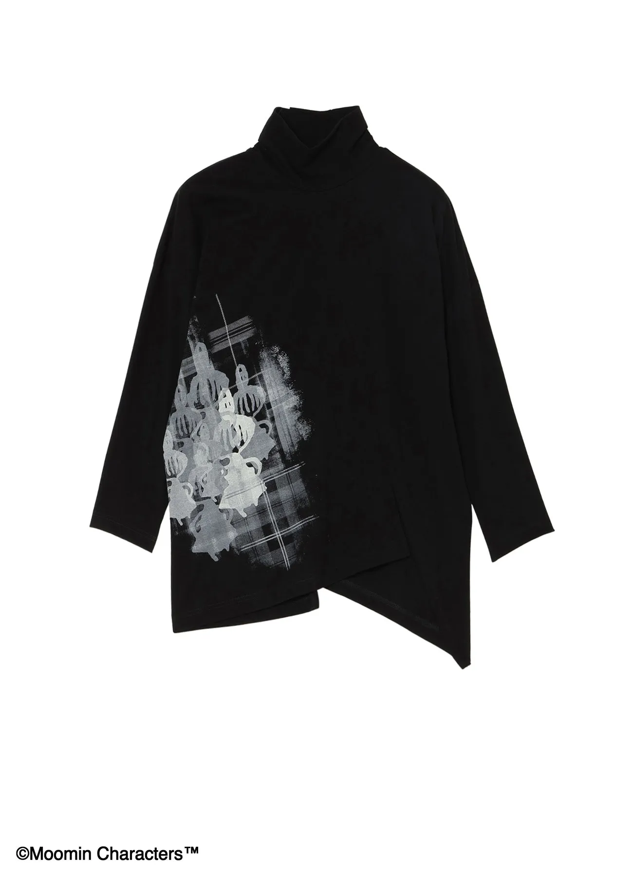 MOOMIN × a part of me. | Y’s SHADOW "LITTLE MY" PRINT TEE sold by Yohji Yamamoto