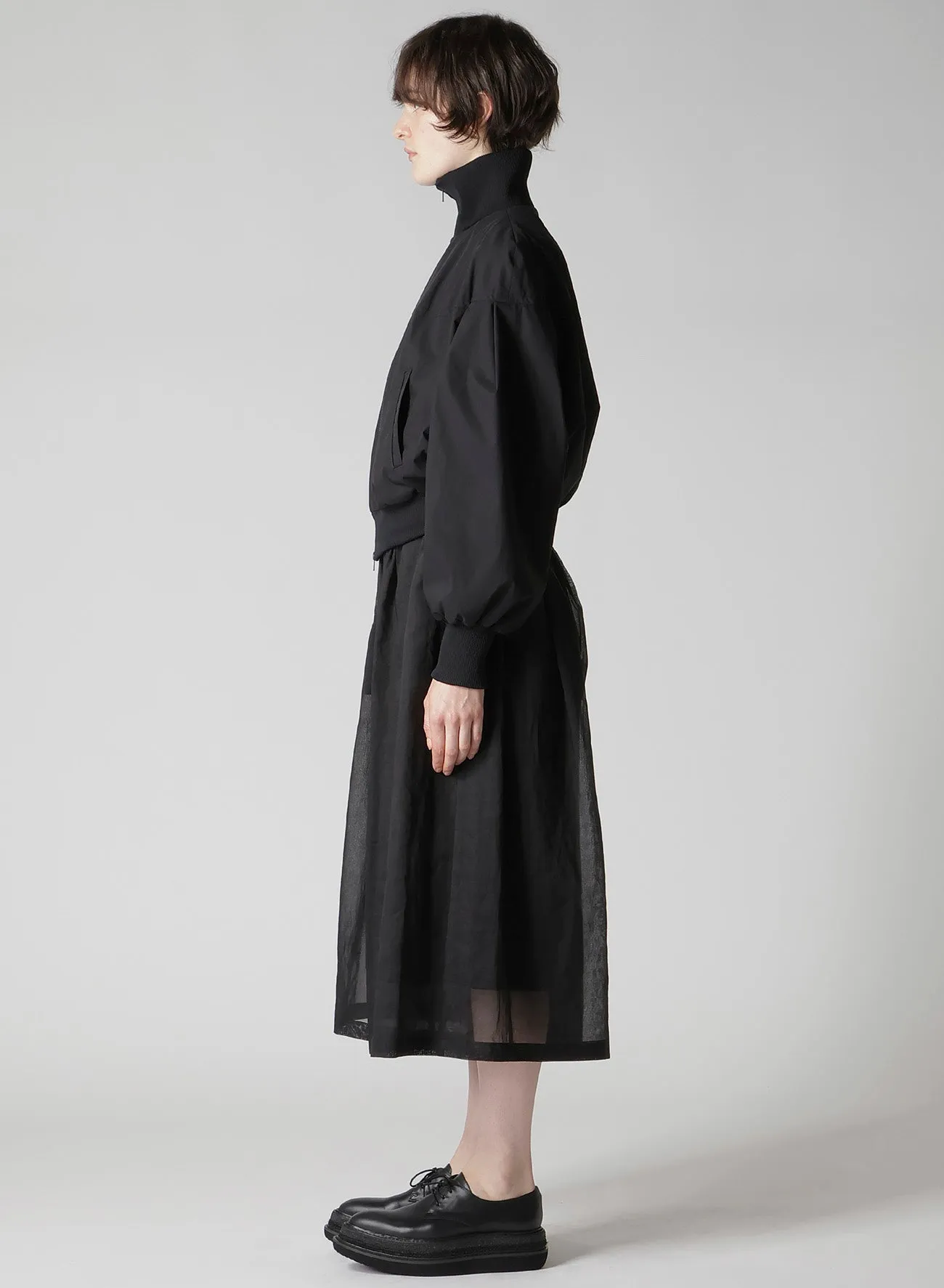 C/PE WEATHER CLOTH PANELED BLOUSON sold by Yohji Yamamoto product image thumbnail 4