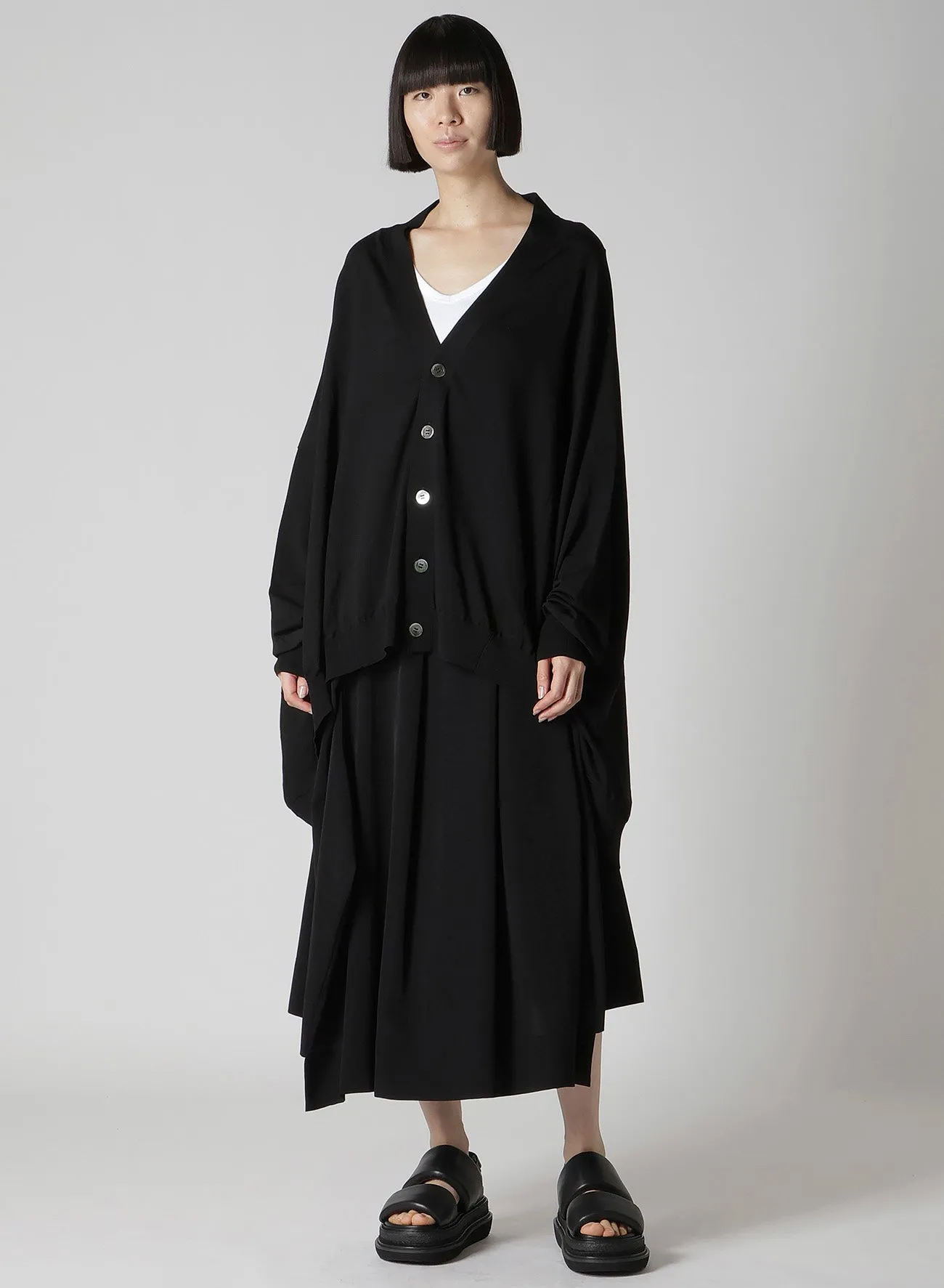 RYO 18G V NECK CARDIGAN sold by Yohji Yamamoto product image thumbnail 3