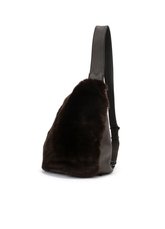 Y BODYBAG(FAKE FUR) made by Yohji Yamamoto