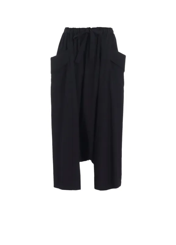 GABARDINE BIG POCKET SAROUEL PANTS sold by Yohji Yamamoto