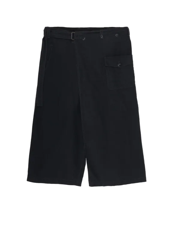 C/NY SULFUR DYEING STONE WASH BIO WRAP SKIRT PANTS sold by Yohji Yamamoto