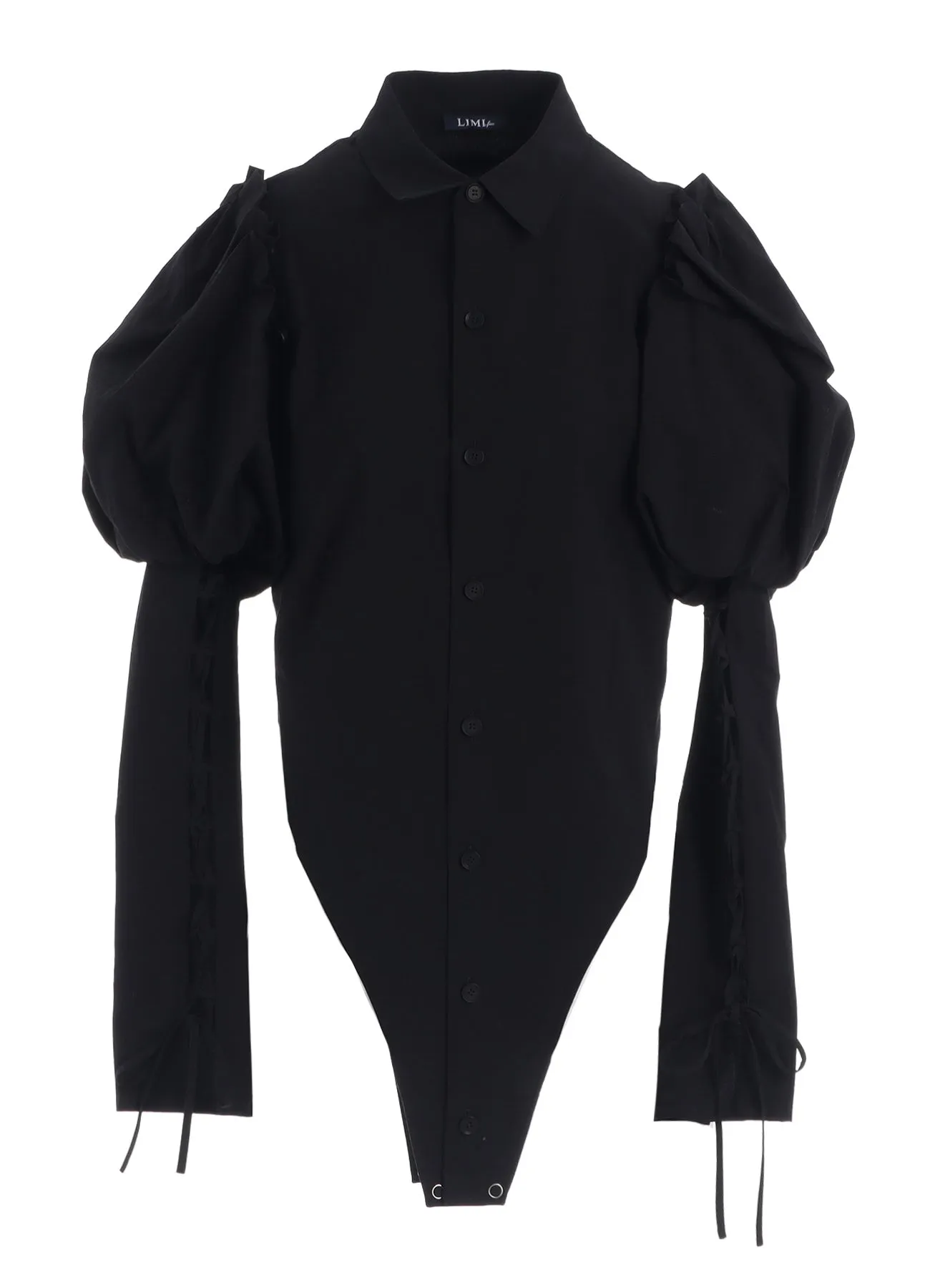 TYPEWRITER LACE UP SLEEVE BLOUSE sold by Yohji Yamamoto product image thumbnail 2