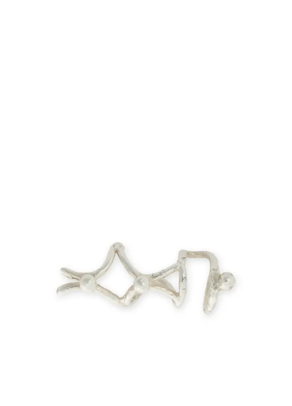 SILVER 925 TATTOO-STYLE EAR  CUFF/ A made by Yohji Yamamoto