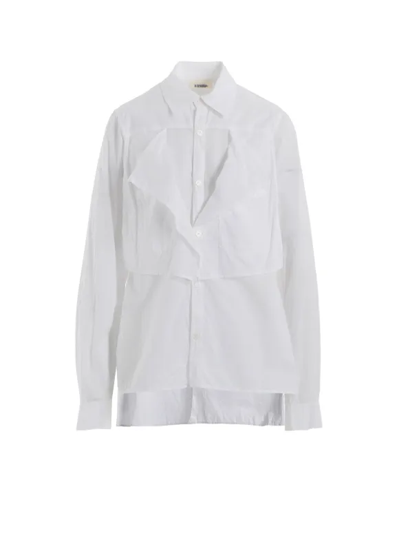 LAWN SQUARE PANEL BLOUSE sold by Yohji Yamamoto