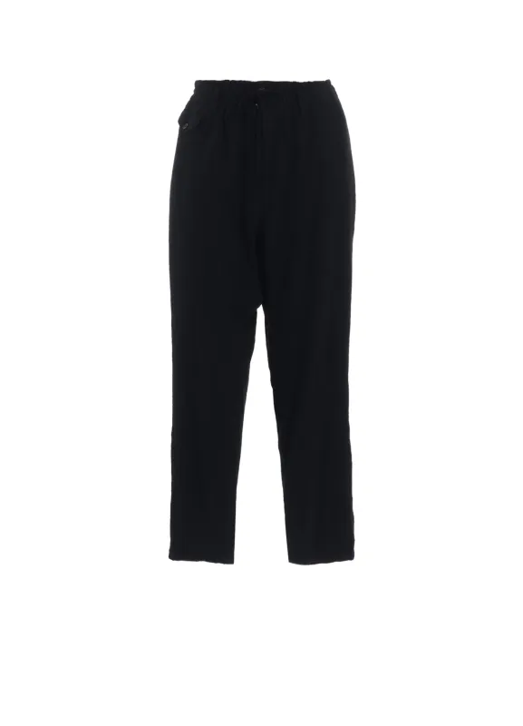 WOOL GAUZE ELASTIC PANTS sold by Yohji Yamamoto
