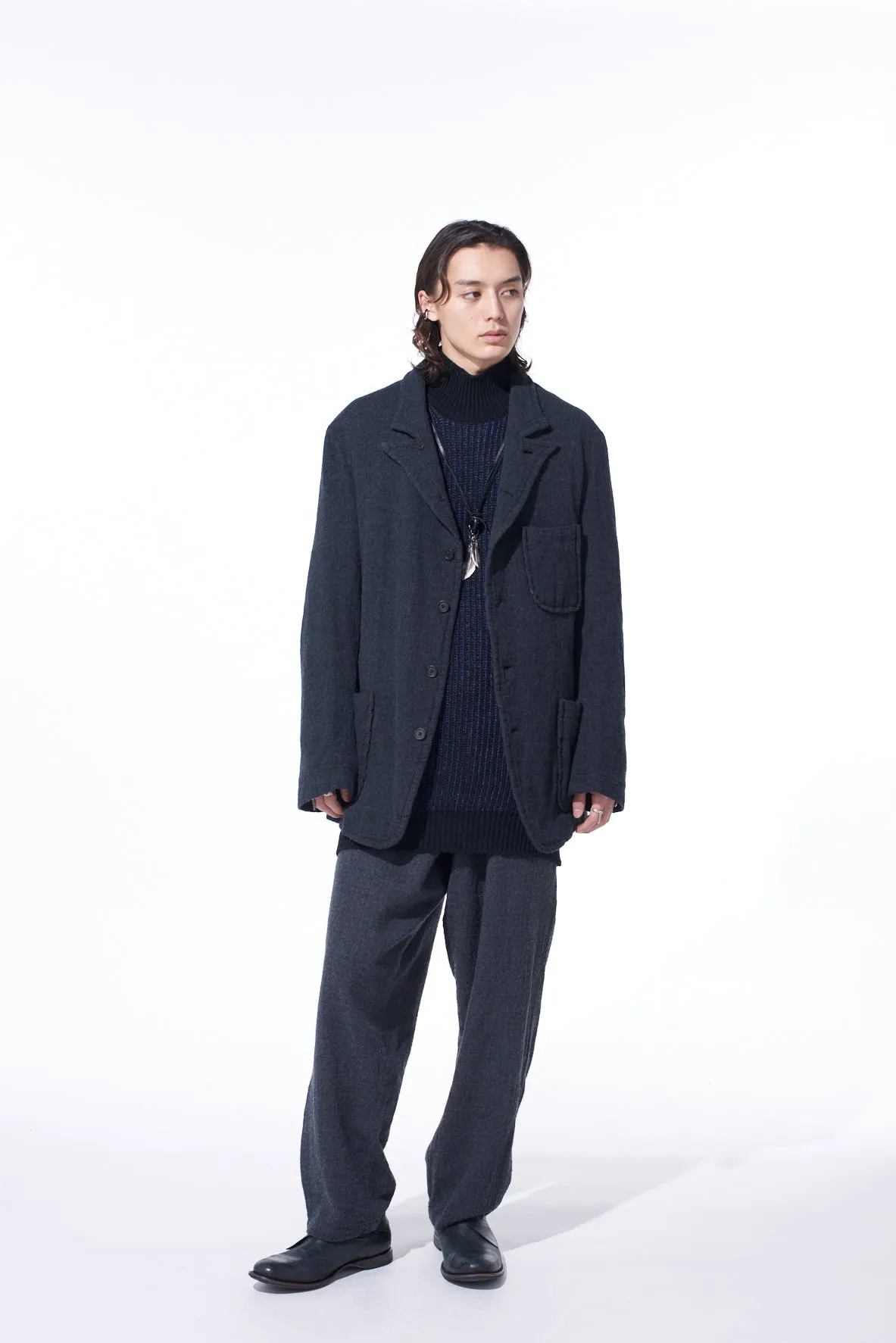 WOOL GAUZE ELASTIC PANTS sold by Yohji Yamamoto product image thumbnail 2