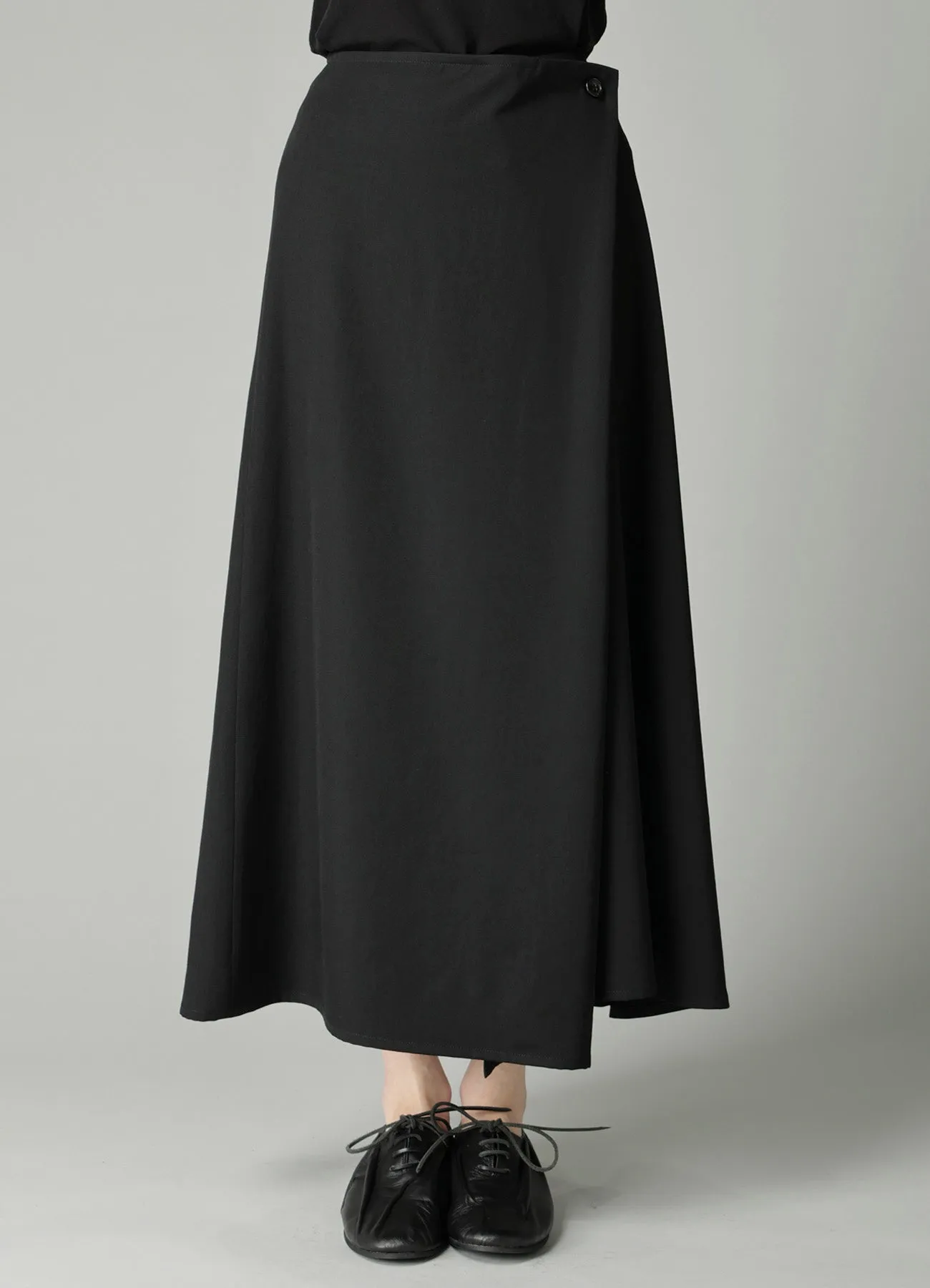 GABARDINE BUTTON LONG SKIRT sold by Yohji Yamamoto product image thumbnail 3