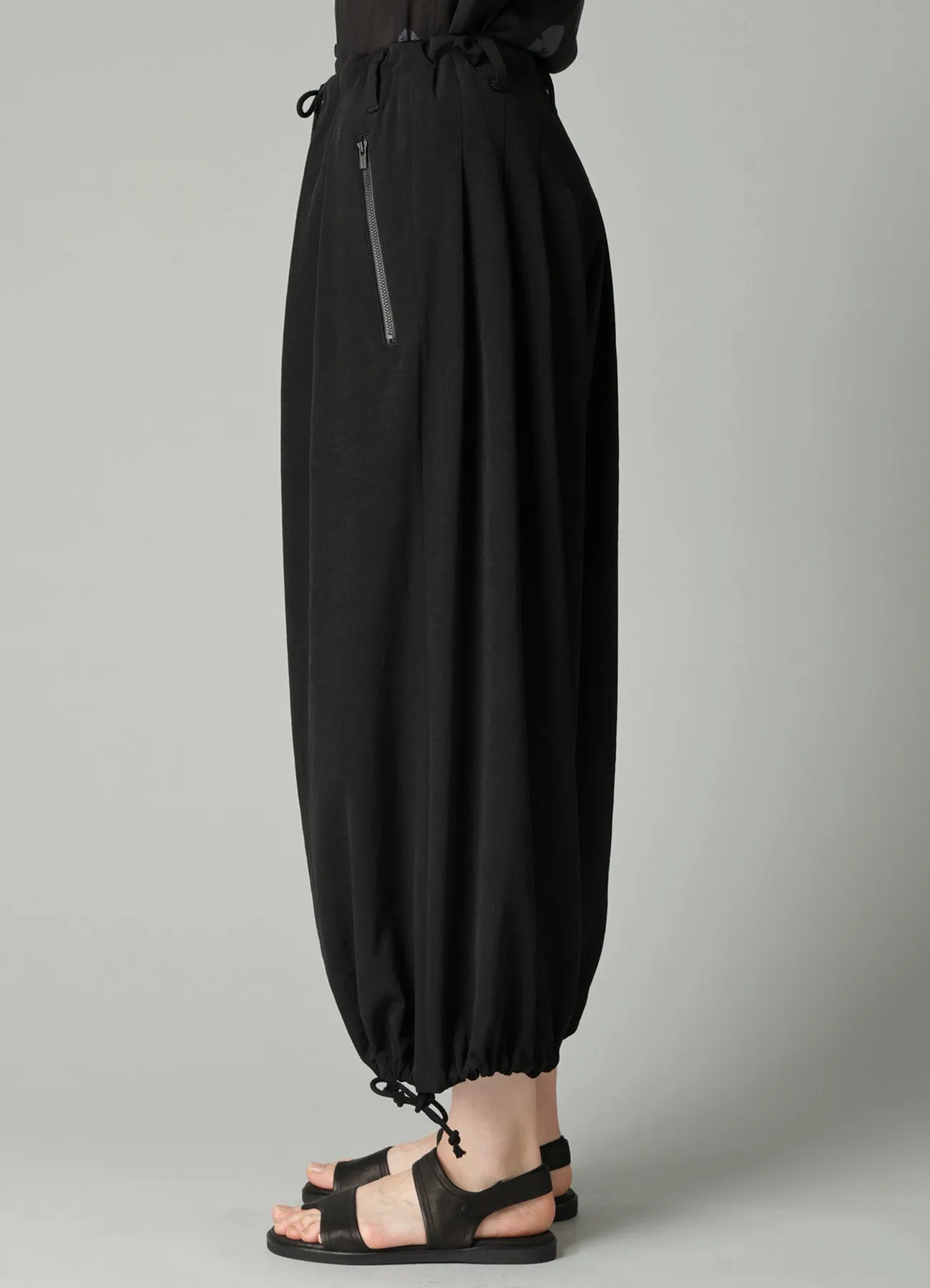 Ta/Pe CREPE DE CHINE 3 TUCKS PANTS sold by Yohji Yamamoto product image thumbnail 4