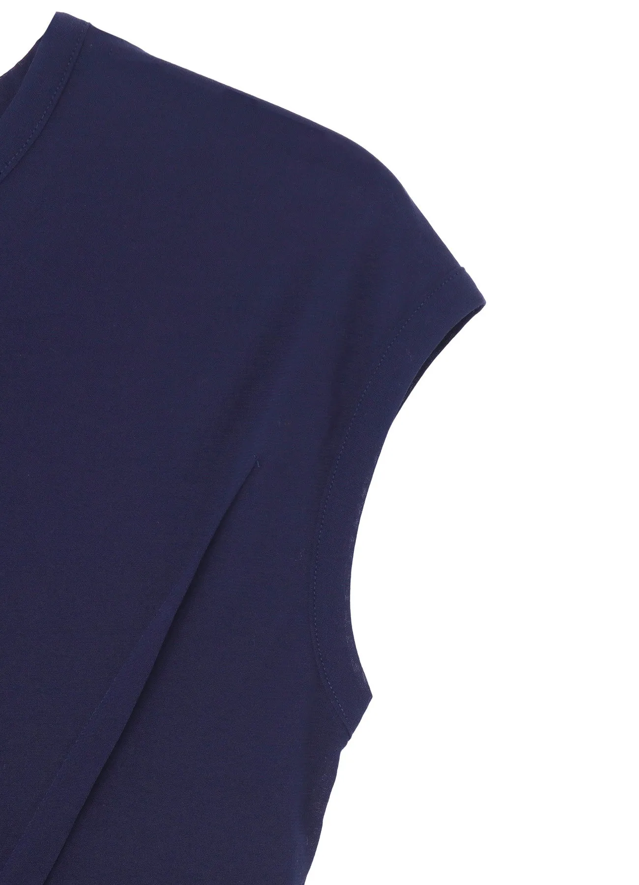 HIGH TWISTED SZ JERSEY TUCK DETAIL SHORT SLV T sold by Yohji Yamamoto product image thumbnail 5