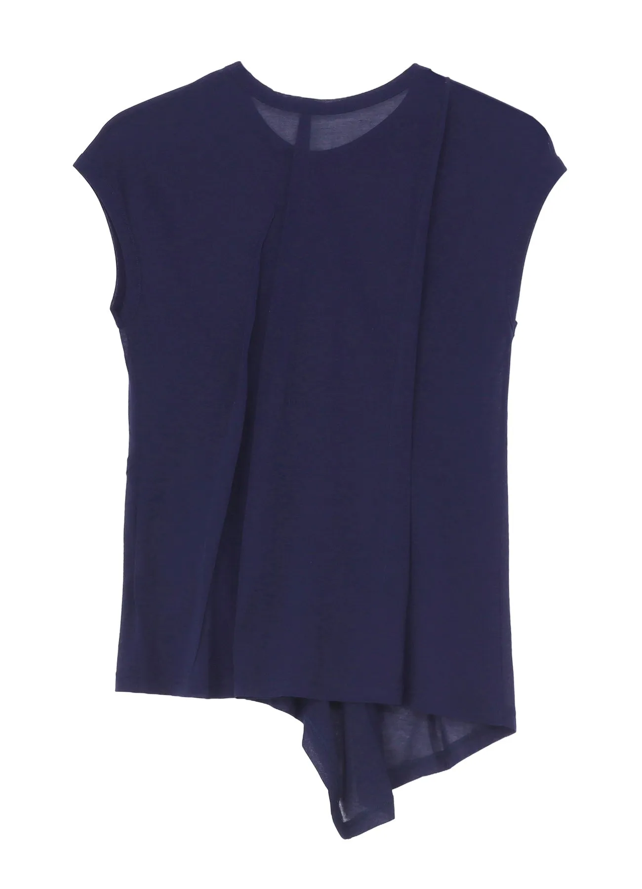 HIGH TWISTED SZ JERSEY TUCK DETAIL SHORT SLV T sold by Yohji Yamamoto product image thumbnail 3