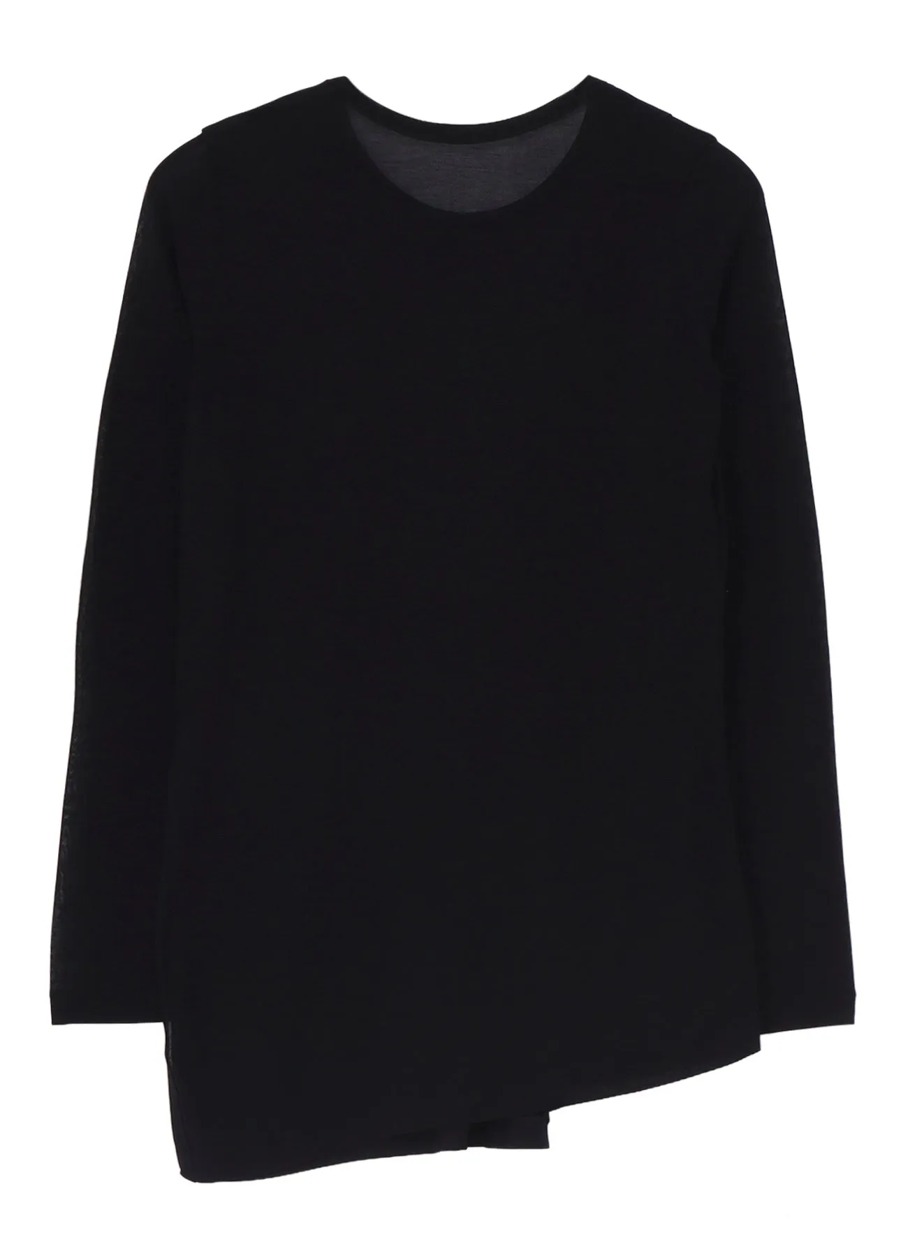 HIGH TWISTED SZ JERSEY TUCK DETAIL LONG SLV T sold by Yohji Yamamoto product image thumbnail 3