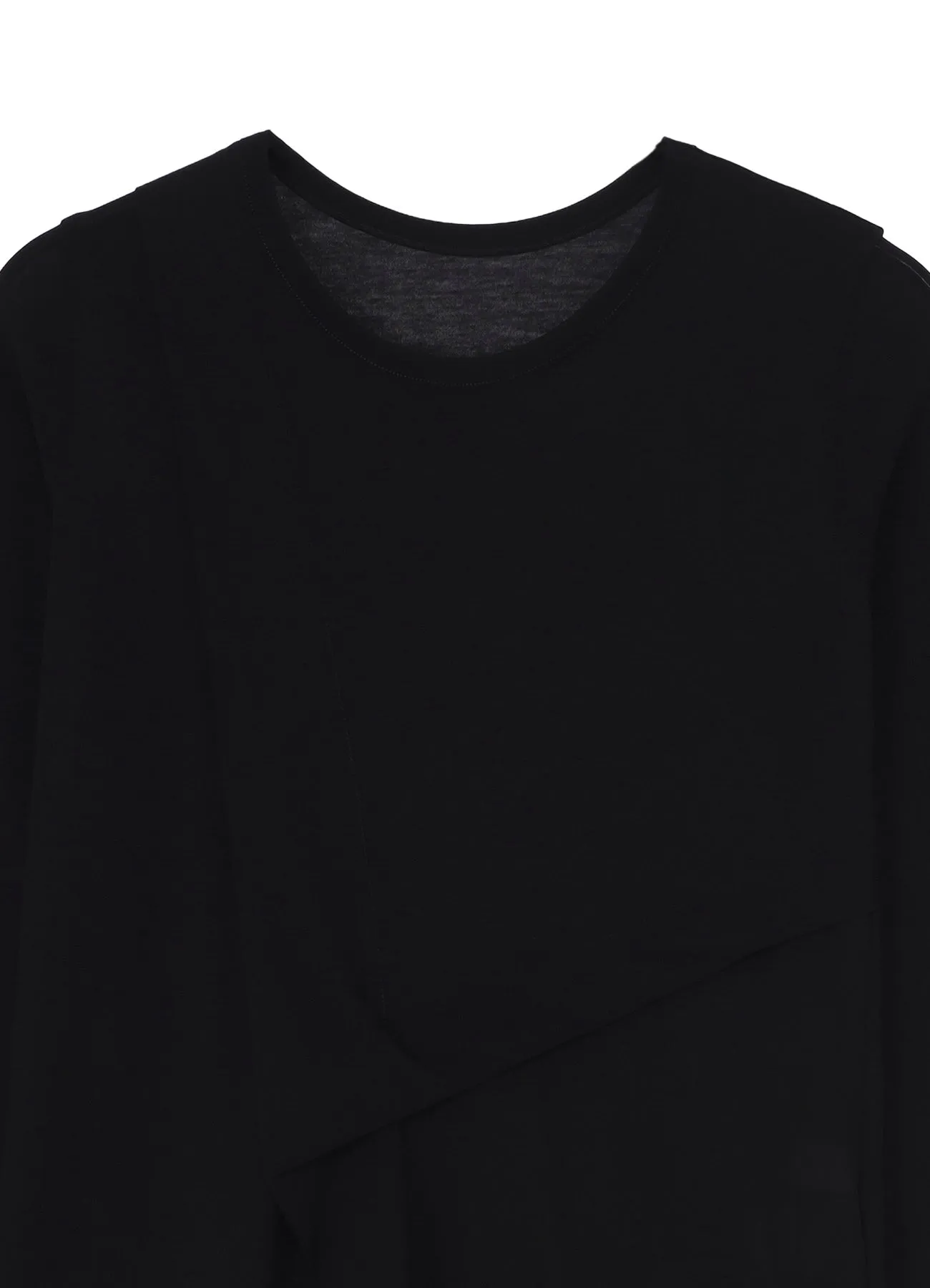 HIGH TWISTED SZ JERSEY TUCK DETAIL LONG SLV T sold by Yohji Yamamoto product image thumbnail 4