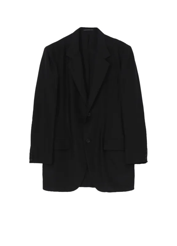 SILK HABUTAE 2 BUTTONS JACKET made by Yohji Yamamoto