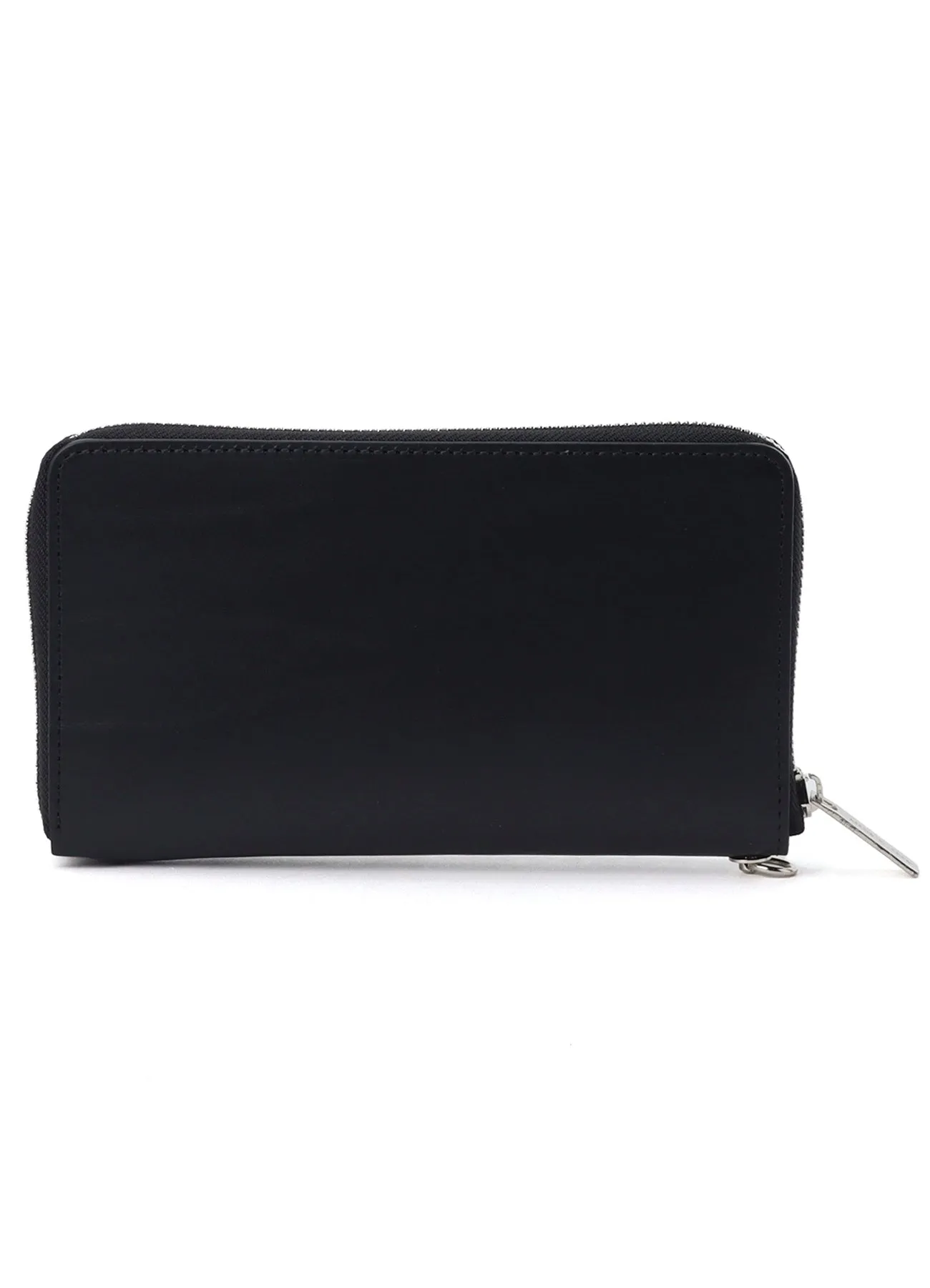 UNFINISHED LEATHER ZIP WALLET L sold by Yohji Yamamoto product image thumbnail 4