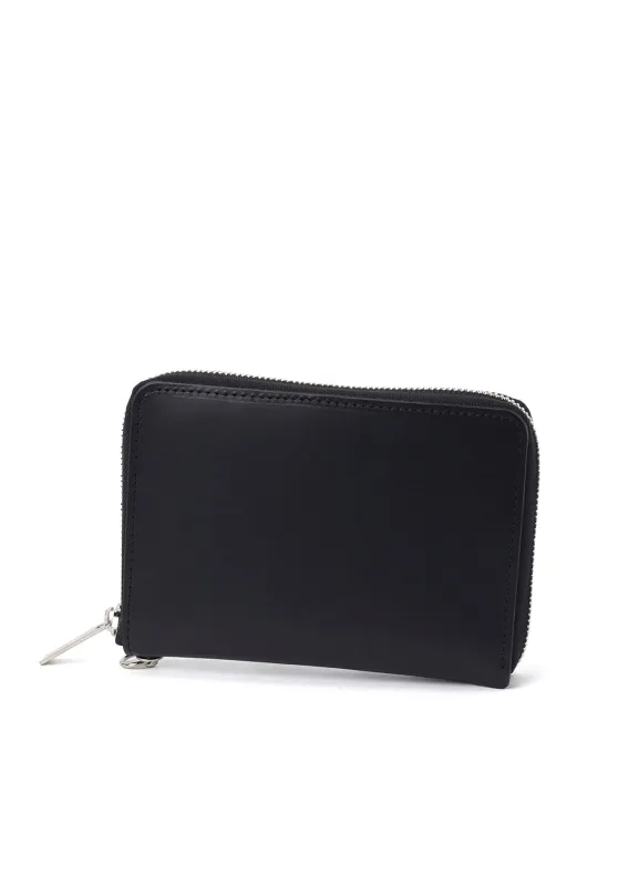 UNFINISHED LEATHER ZIP WALLET S sold by Yohji Yamamoto