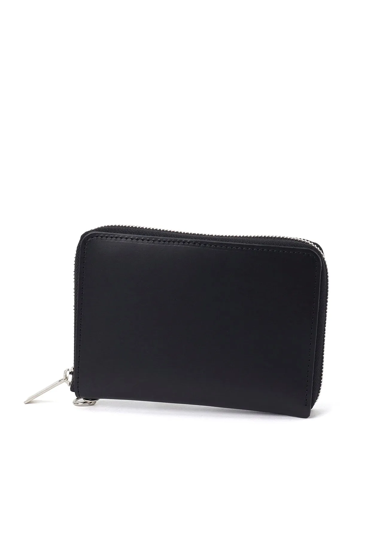 UNFINISHED LEATHER ZIP WALLET S sold by Yohji Yamamoto
