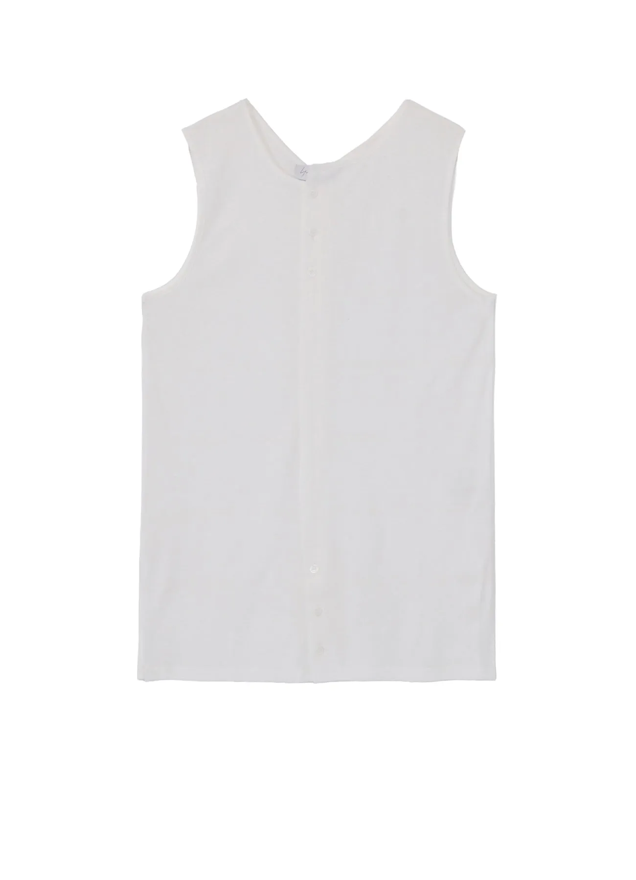 CELLULOSE COTTON MVS RIB PANELED TANK TOP sold by Yohji Yamamoto