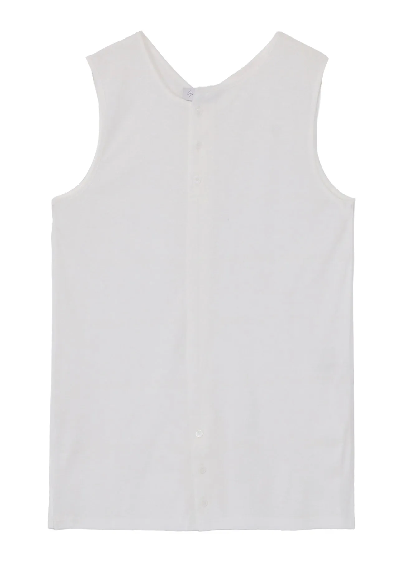 CELLULOSE COTTON MVS RIB PANELED TANK TOP sold by Yohji Yamamoto product image thumbnail 2