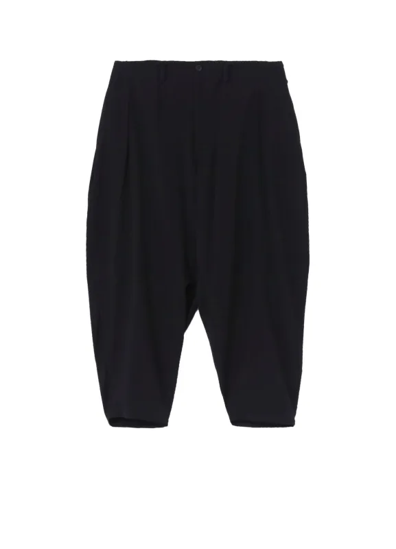 WOOL GABARDINE OUTER DRAPE PANTS sold by Yohji Yamamoto