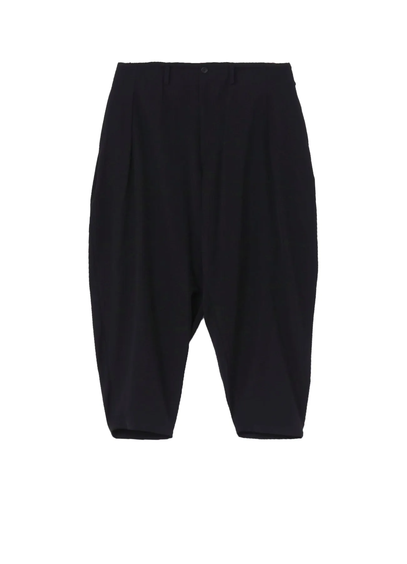 WOOL GABARDINE OUTER DRAPE PANTS sold by Yohji Yamamoto