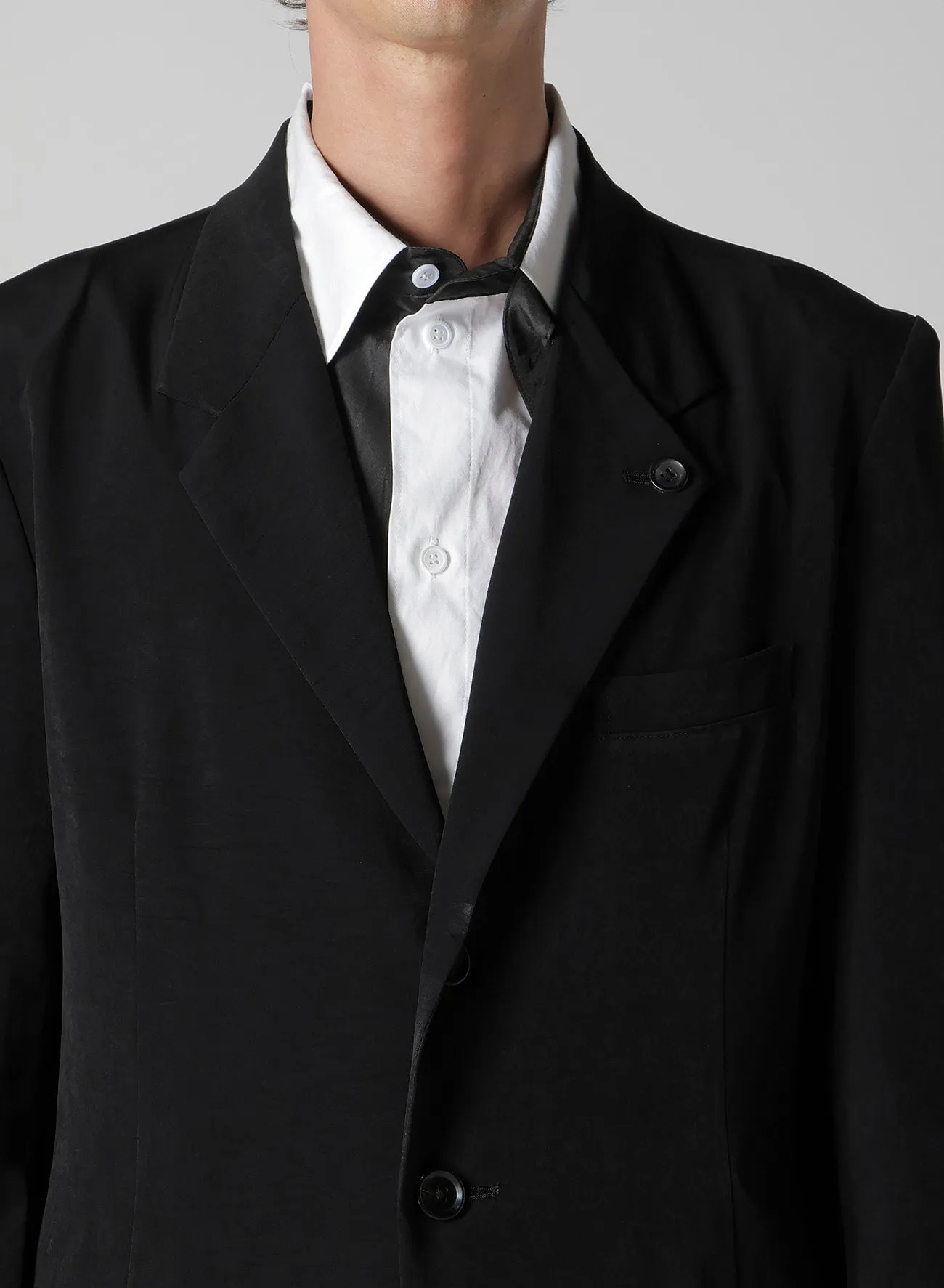 TA TUXEDO DOUBLE LAPEL JACKET sold by Yohji Yamamoto product image thumbnail 3