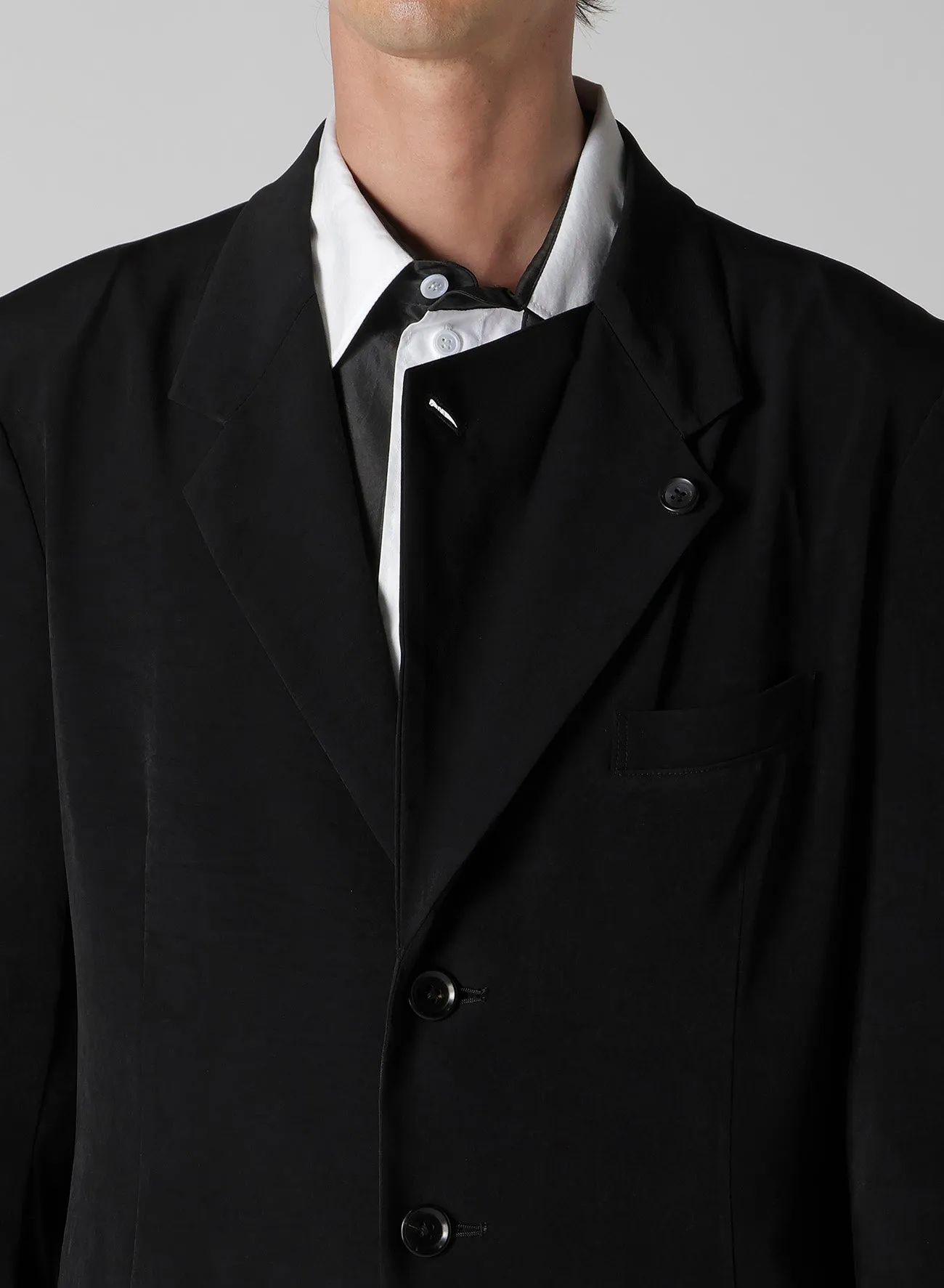 TA TUXEDO DOUBLE LAPEL JACKET sold by Yohji Yamamoto product image thumbnail 4