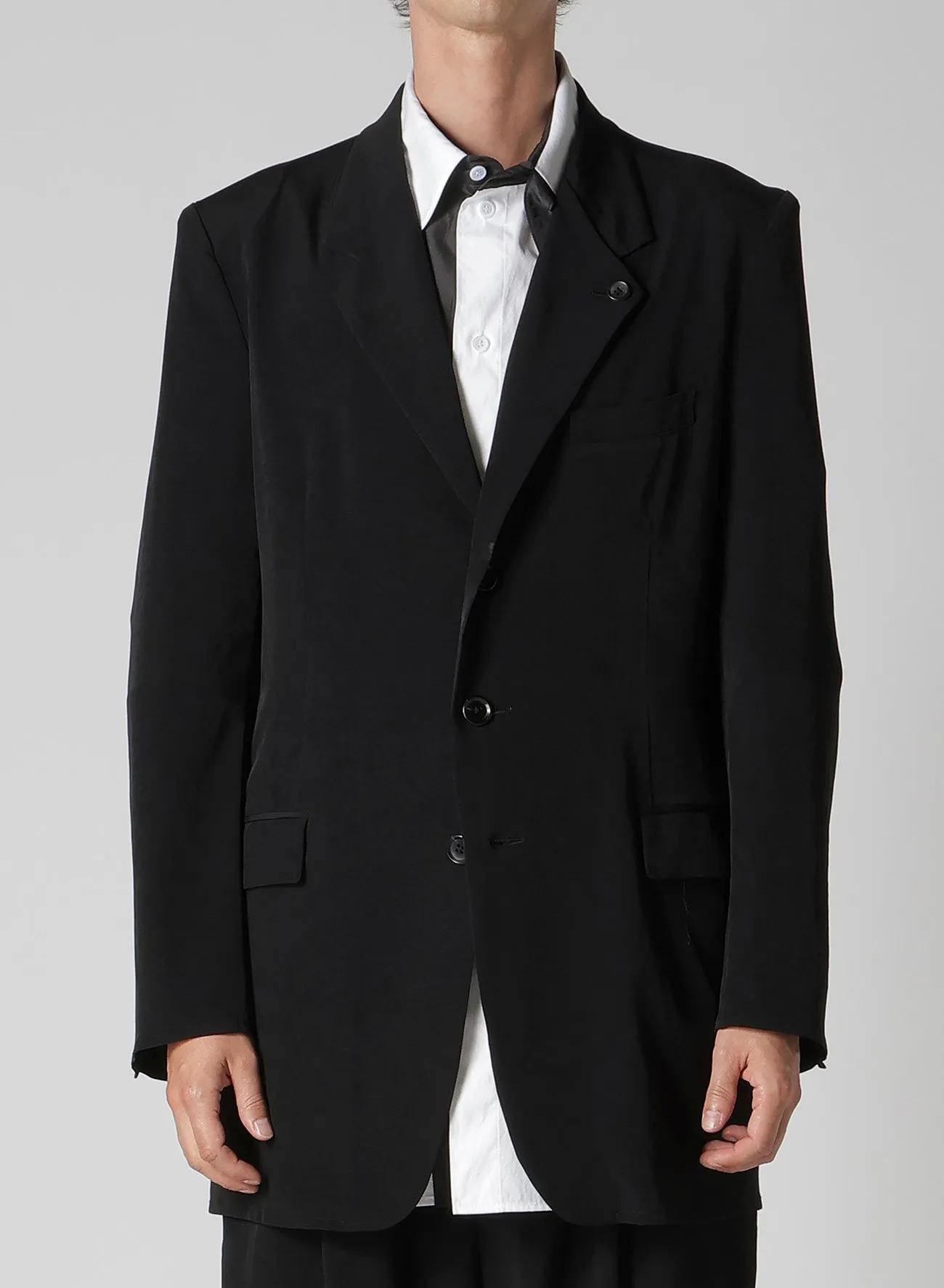 TA TUXEDO DOUBLE LAPEL JACKET sold by Yohji Yamamoto product image thumbnail 2