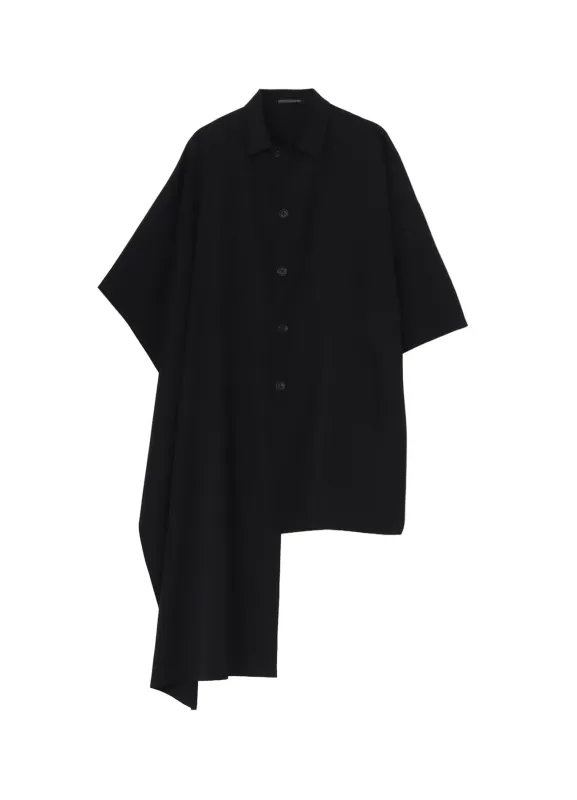 WOOL GABARDINE WOOL GABARDINE LONG CAPE JACKET sold by Yohji Yamamoto