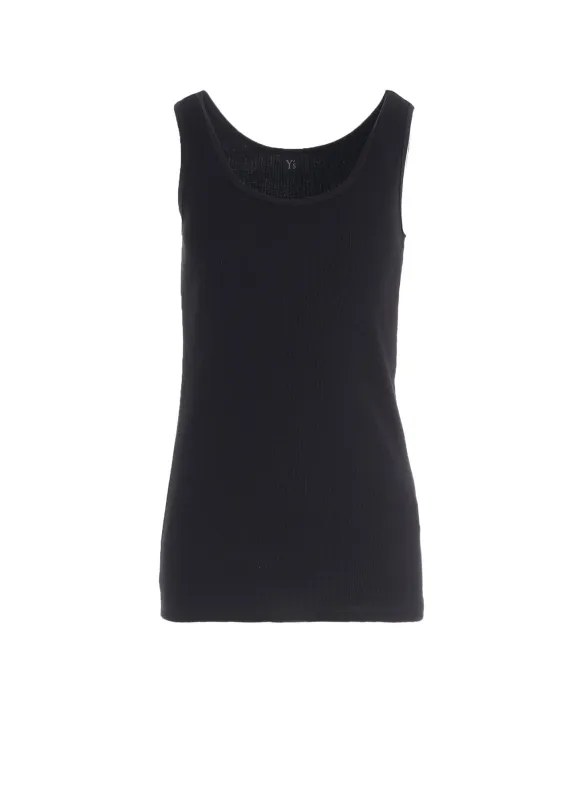 COTTON RIB TANK TOP made by Yohji Yamamoto