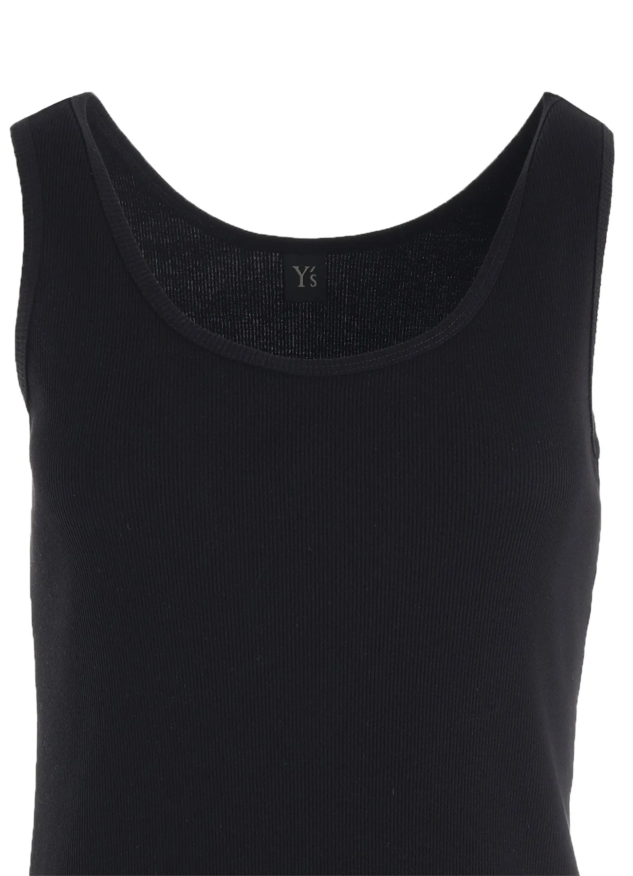 COTTON RIB TANK TOP sold by Yohji Yamamoto product image thumbnail 5